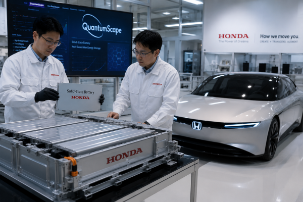Honda QuantumScape iş birliği